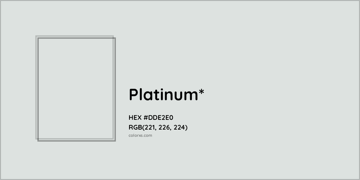 HEX #DDE2E0 Color Name, Color Code, Palettes, Similar Paints, Images
