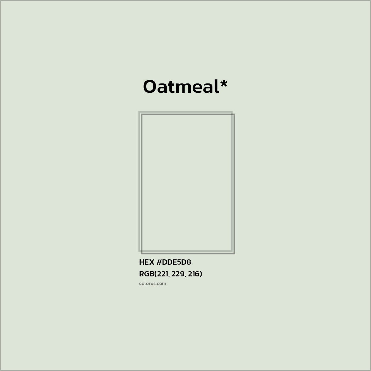 HEX #DDE5D8 Color Name, Color Code, Palettes, Similar Paints, Images