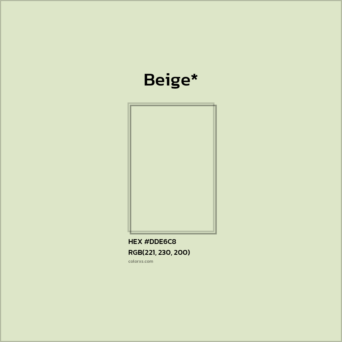 HEX #DDE6C8 Color Name, Color Code, Palettes, Similar Paints, Images