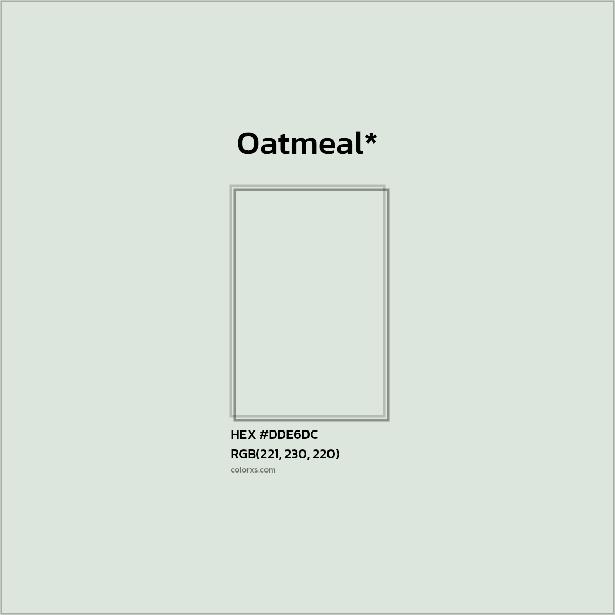 HEX #DDE6DC Color Name, Color Code, Palettes, Similar Paints, Images