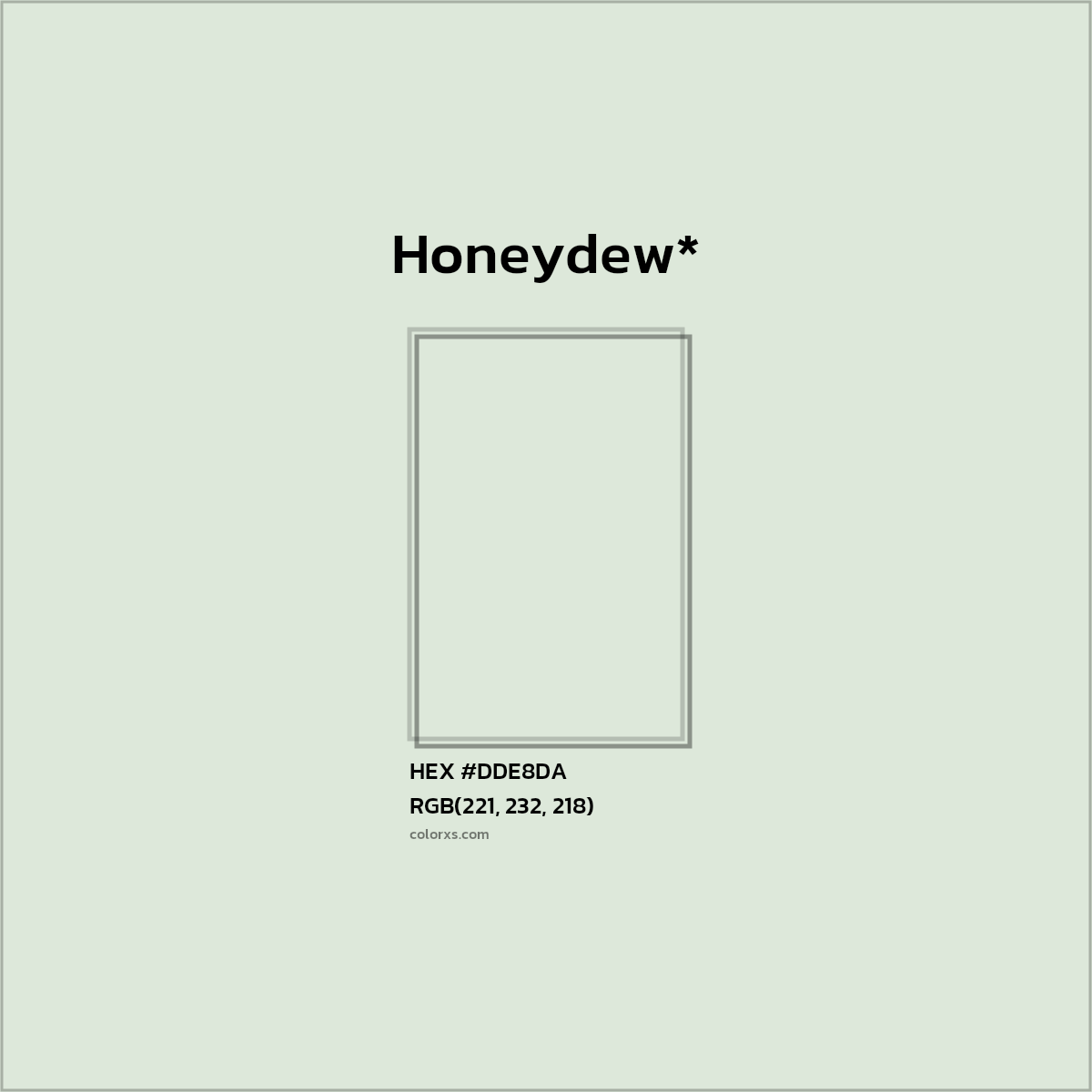 HEX #DDE8DA Color Name, Color Code, Palettes, Similar Paints, Images