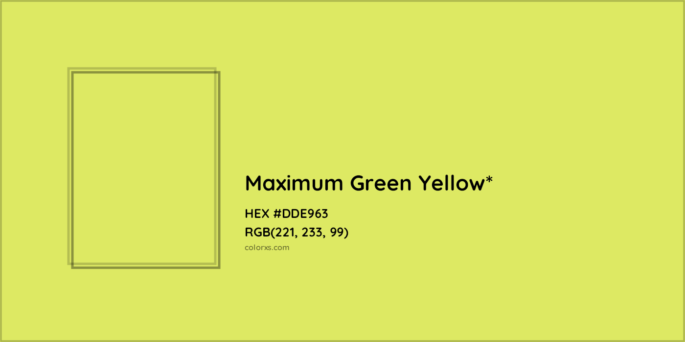 HEX #DDE963 Color Name, Color Code, Palettes, Similar Paints, Images
