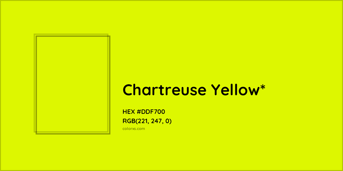 HEX #DDF700 Color Name, Color Code, Palettes, Similar Paints, Images