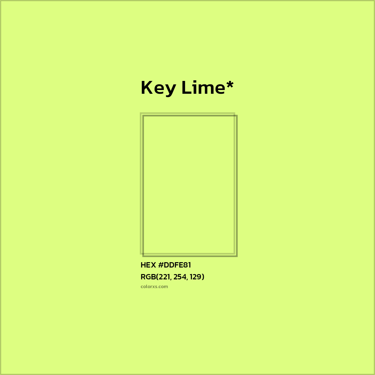 HEX #DDFE81 Color Name, Color Code, Palettes, Similar Paints, Images