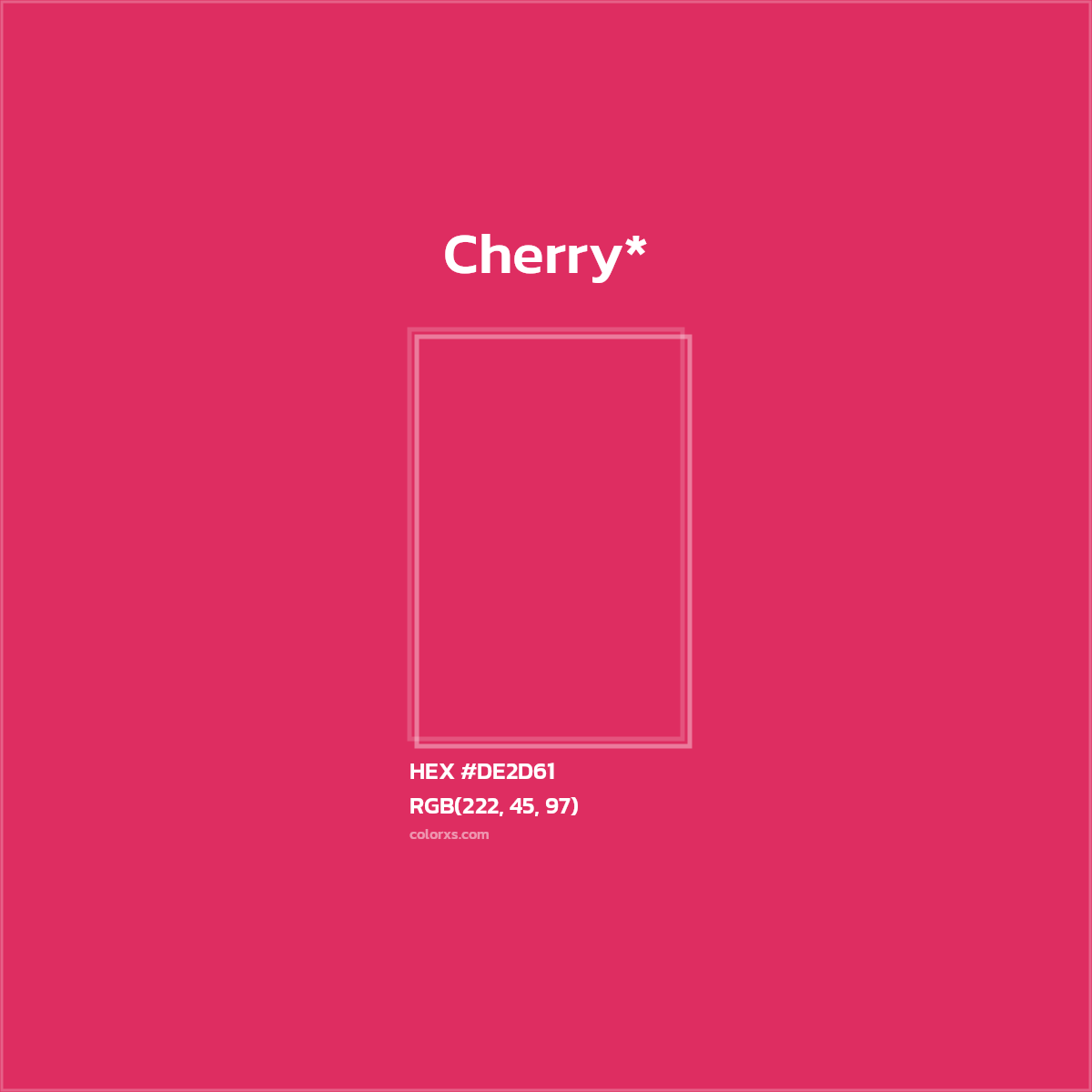 HEX #DE2D61 Color Name, Color Code, Palettes, Similar Paints, Images