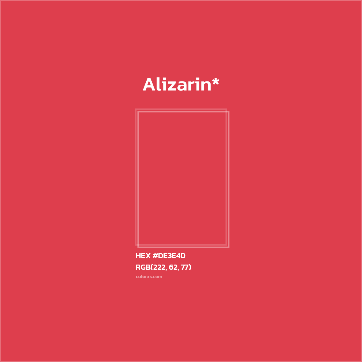 HEX #DE3E4D Color Name, Color Code, Palettes, Similar Paints, Images