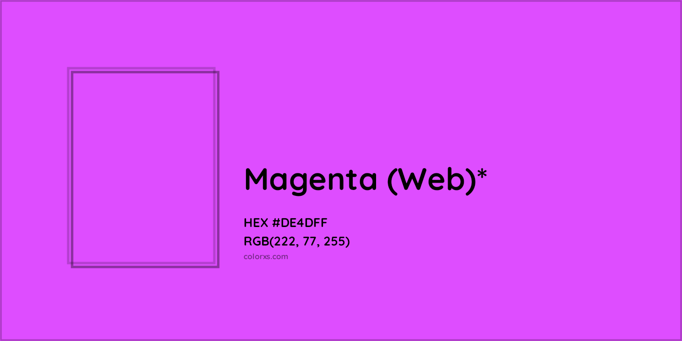 HEX #DE4DFF Color Name, Color Code, Palettes, Similar Paints, Images