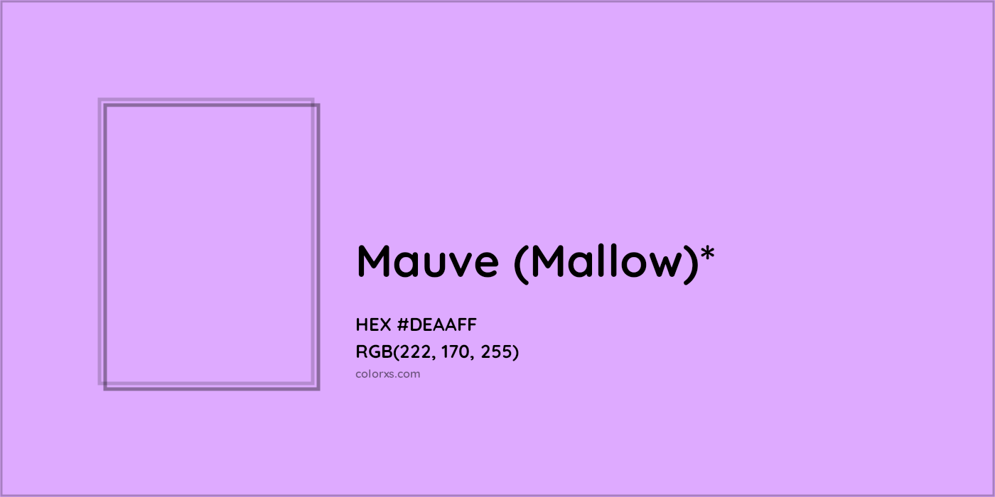 HEX #DEAAFF Color Name, Color Code, Palettes, Similar Paints, Images