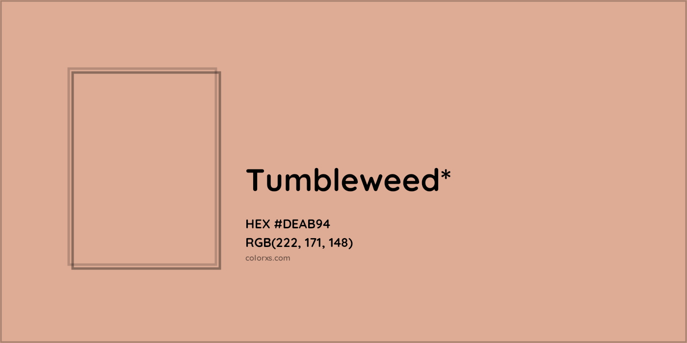 HEX #DEAB94 Color Name, Color Code, Palettes, Similar Paints, Images