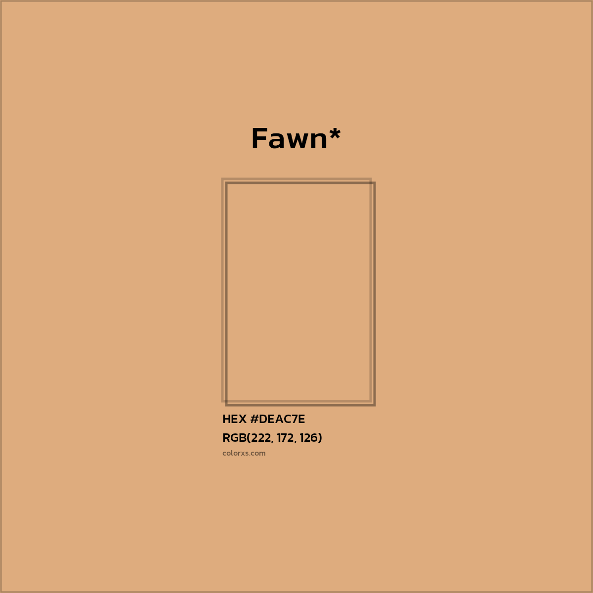 HEX #DEAC7E Color Name, Color Code, Palettes, Similar Paints, Images