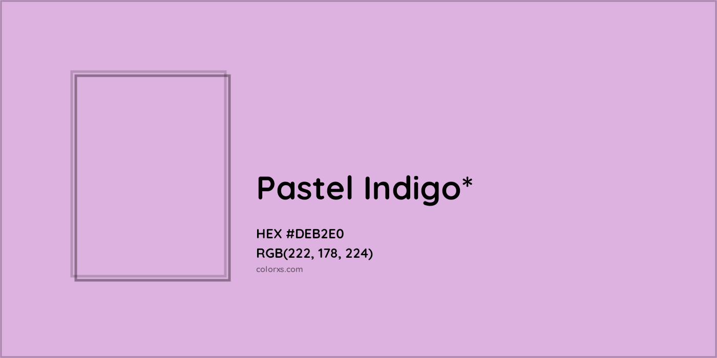 HEX #DEB2E0 Color Name, Color Code, Palettes, Similar Paints, Images