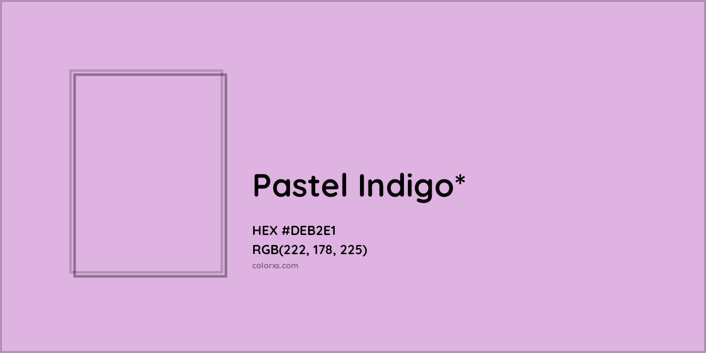 HEX #DEB2E1 Color Name, Color Code, Palettes, Similar Paints, Images
