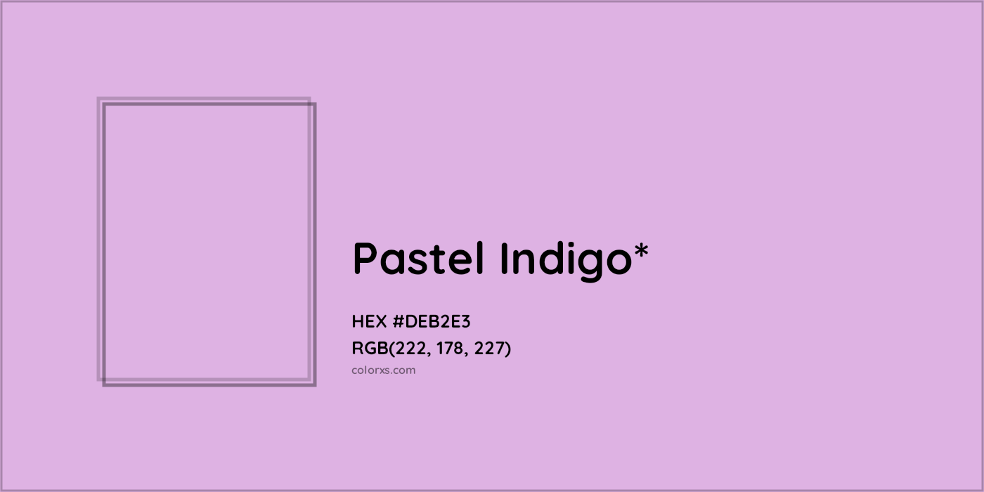 HEX #DEB2E3 Color Name, Color Code, Palettes, Similar Paints, Images