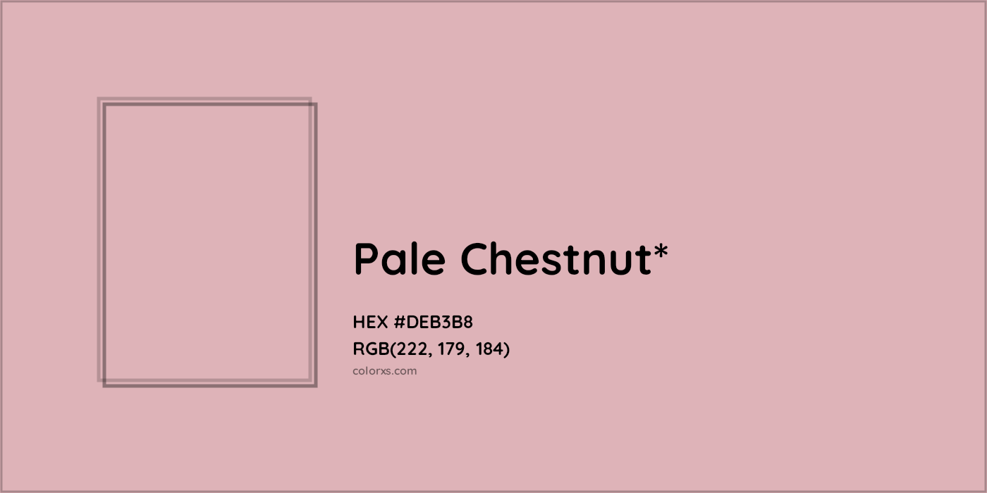 HEX #DEB3B8 Color Name, Color Code, Palettes, Similar Paints, Images