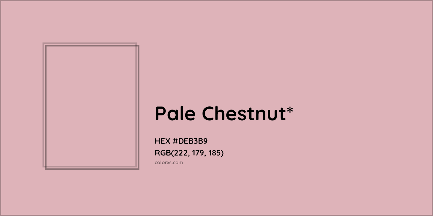 HEX #DEB3B9 Color Name, Color Code, Palettes, Similar Paints, Images