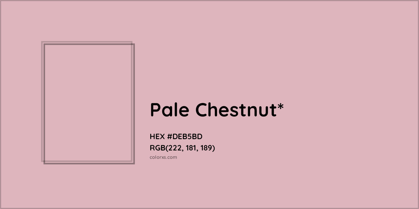 HEX #DEB5BD Color Name, Color Code, Palettes, Similar Paints, Images