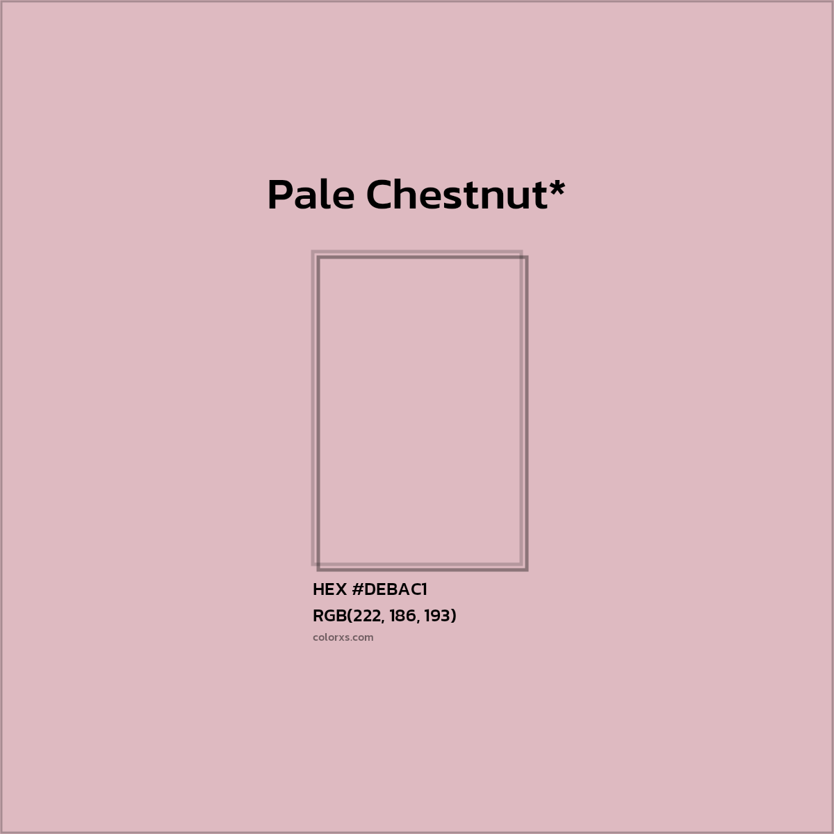 HEX #DEBAC1 Color Name, Color Code, Palettes, Similar Paints, Images