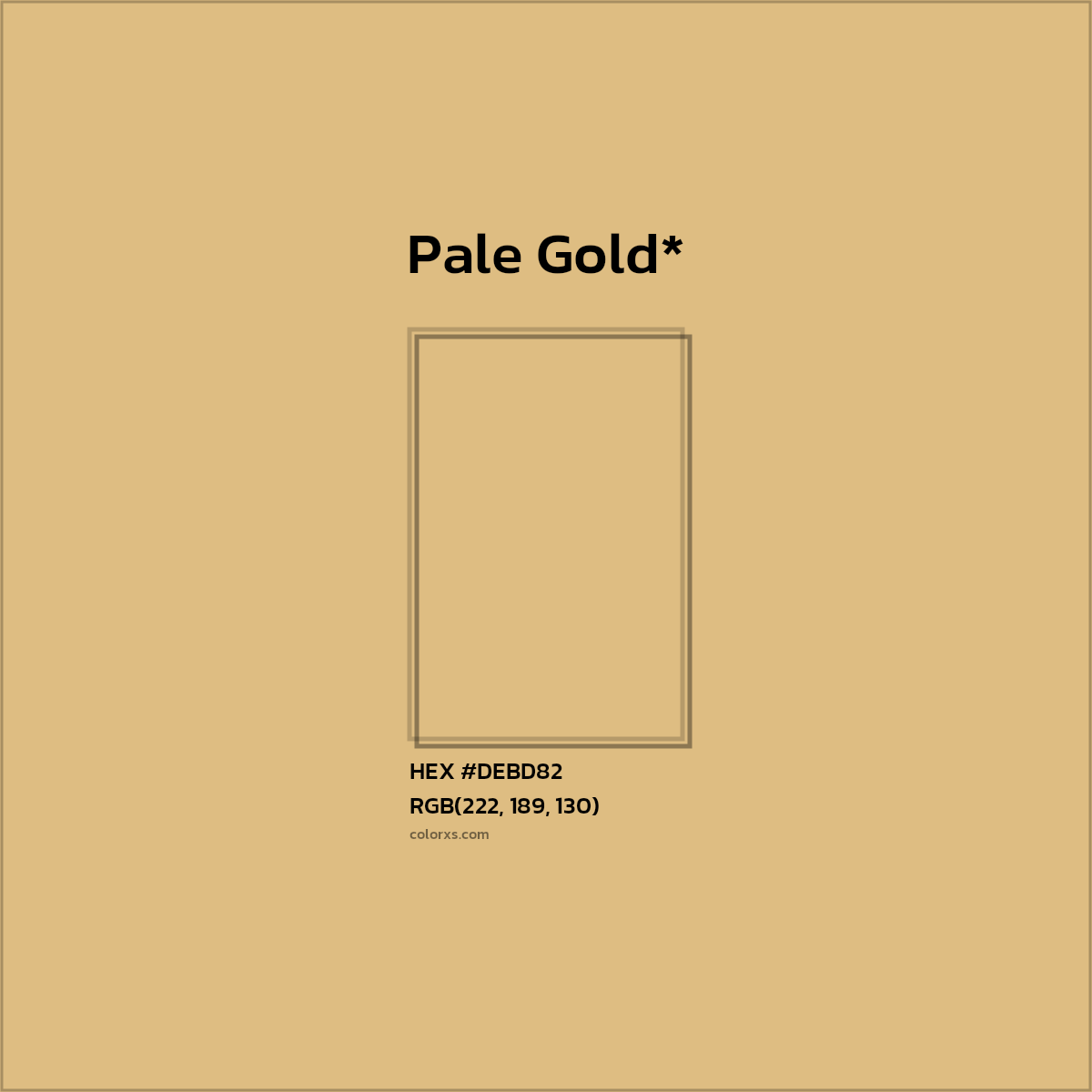 HEX #DEBD82 Color Name, Color Code, Palettes, Similar Paints, Images