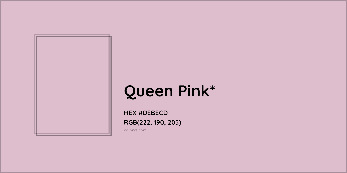 HEX #DEBECD Color Name, Color Code, Palettes, Similar Paints, Images