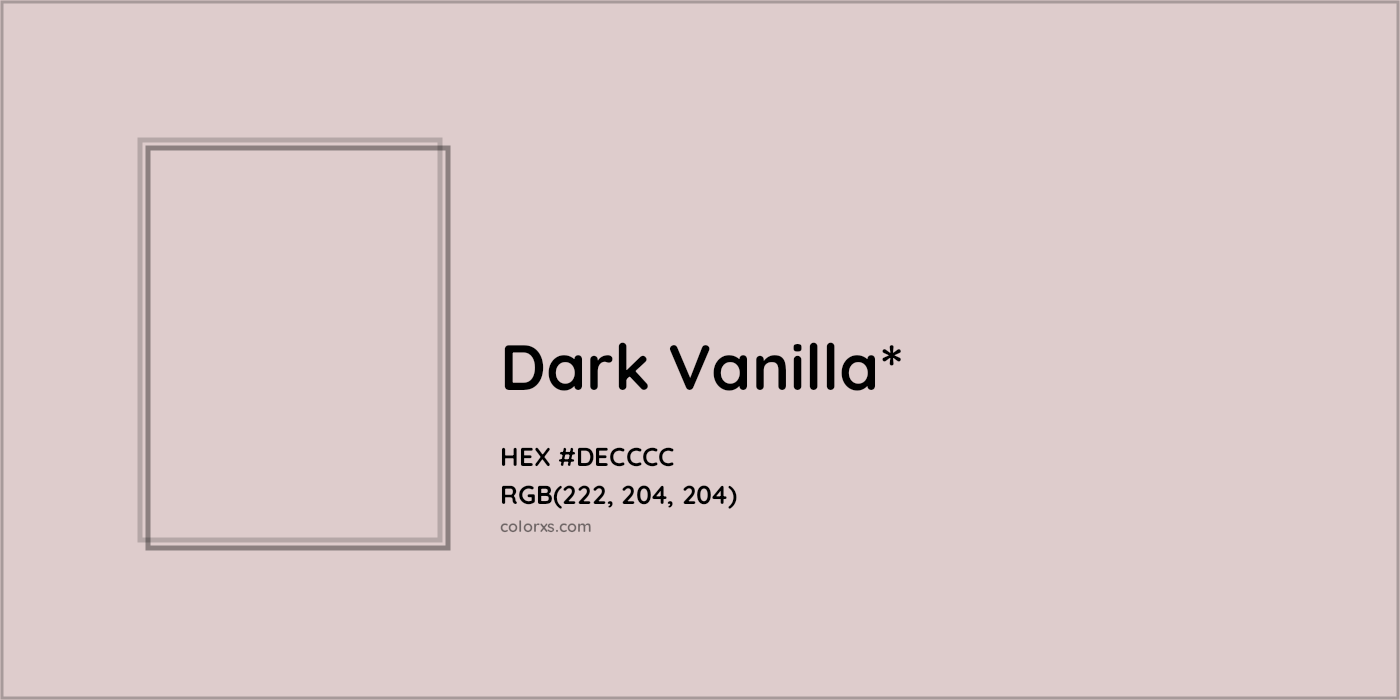 HEX #DECCCC Color Name, Color Code, Palettes, Similar Paints, Images