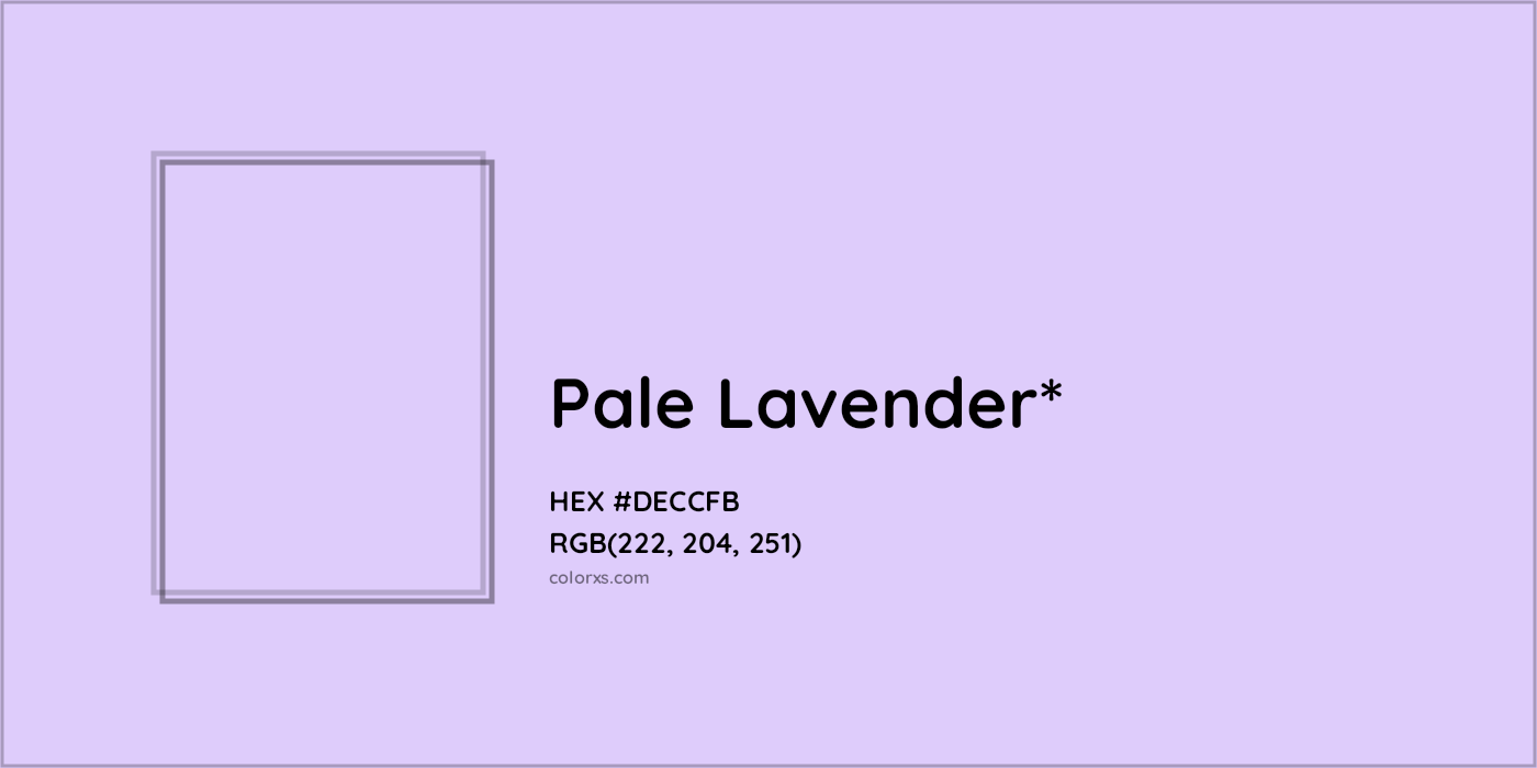 HEX #DECCFB Color Name, Color Code, Palettes, Similar Paints, Images
