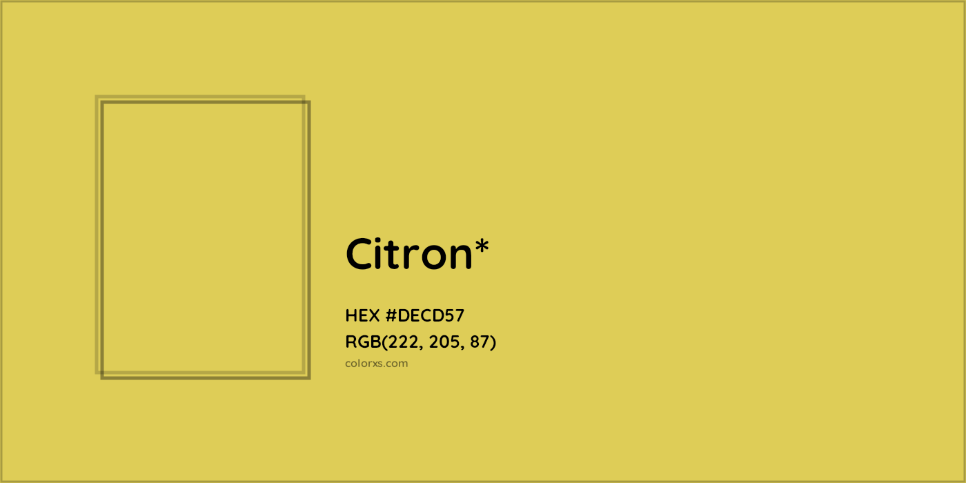 HEX #DECD57 Color Name, Color Code, Palettes, Similar Paints, Images