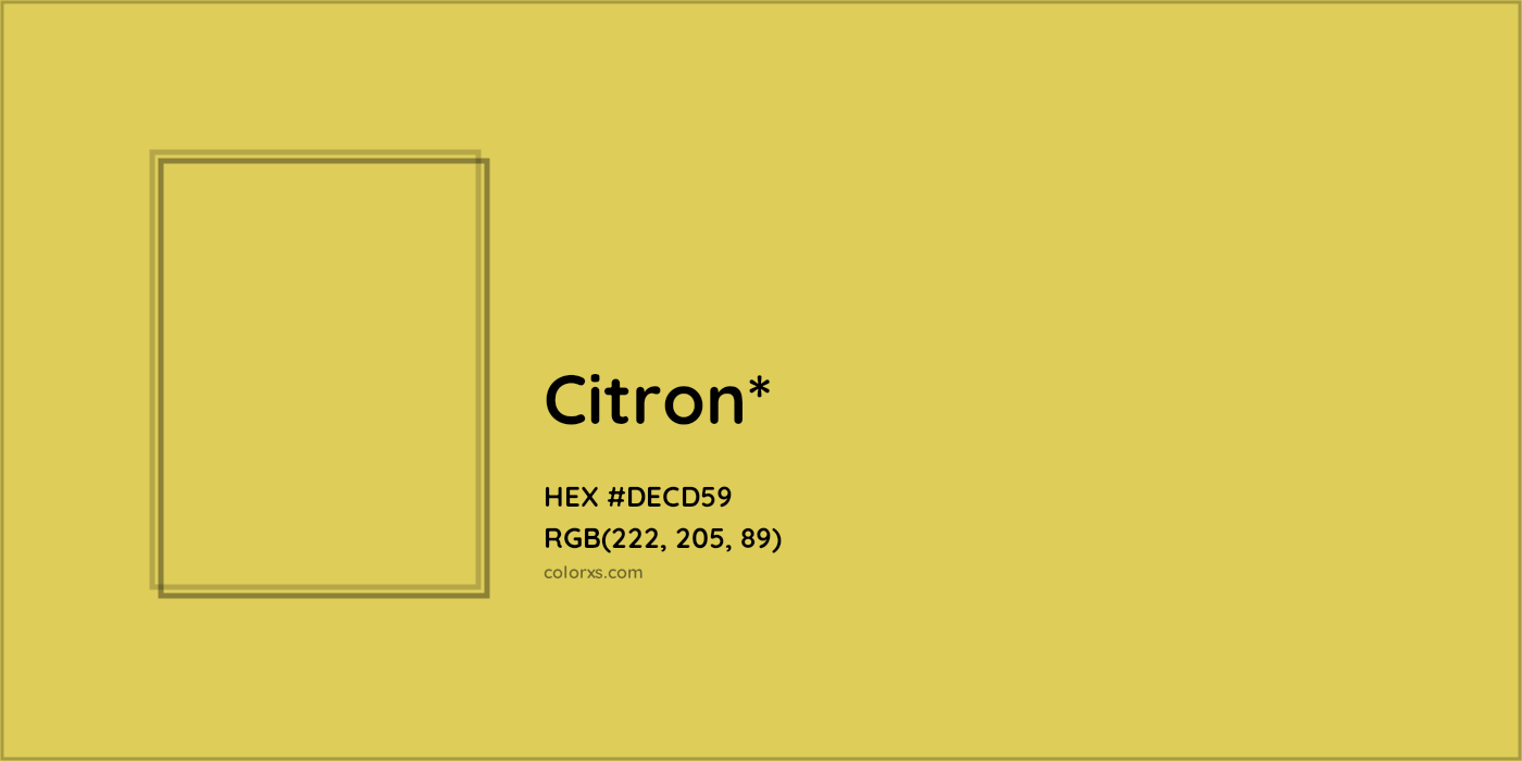 HEX #DECD59 Color Name, Color Code, Palettes, Similar Paints, Images