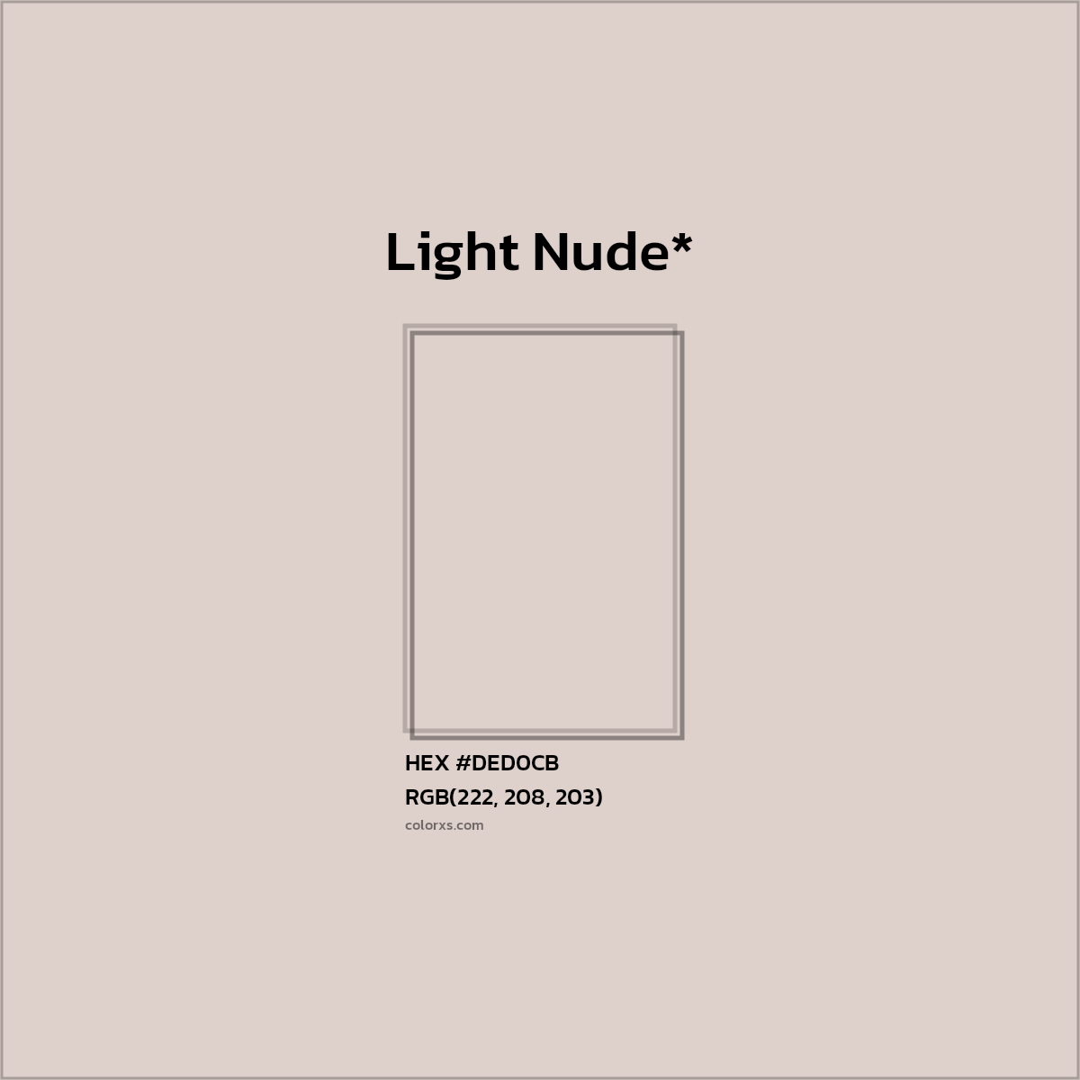HEX #DED0CB Color Name, Color Code, Palettes, Similar Paints, Images