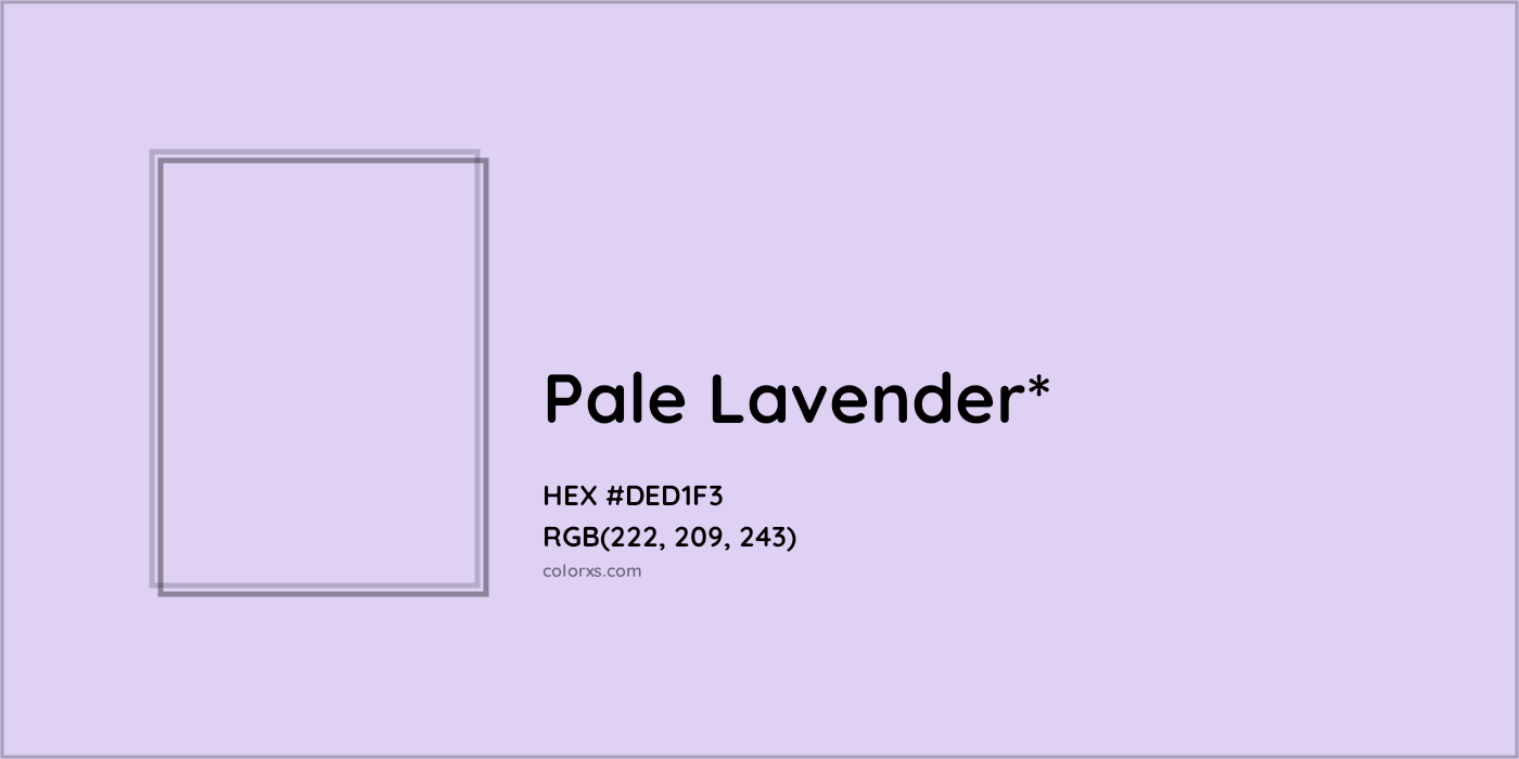 HEX #DED1F3 Color Name, Color Code, Palettes, Similar Paints, Images