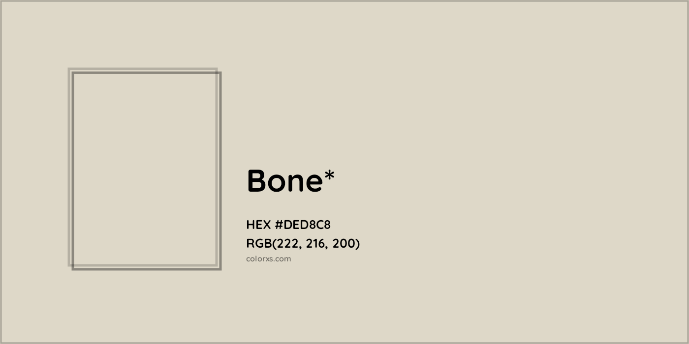 HEX #DED8C8 Color Name, Color Code, Palettes, Similar Paints, Images