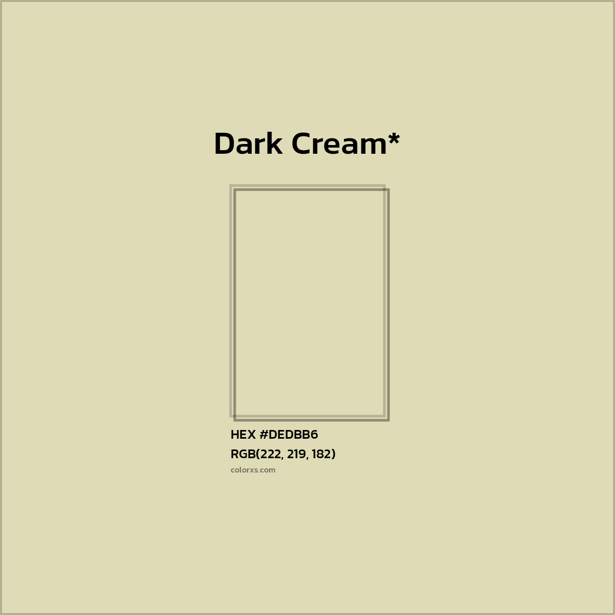 HEX #DEDBB6 Color Name, Color Code, Palettes, Similar Paints, Images