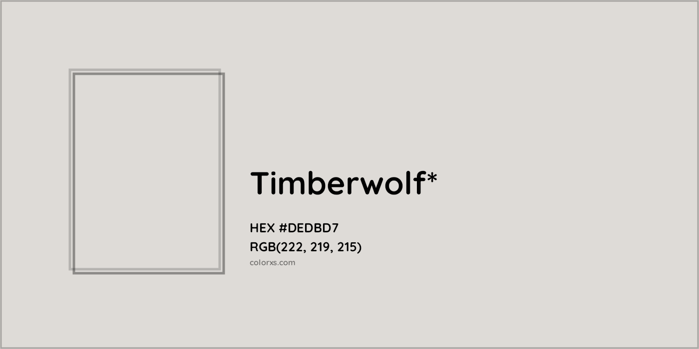 HEX #DEDBD7 Color Name, Color Code, Palettes, Similar Paints, Images