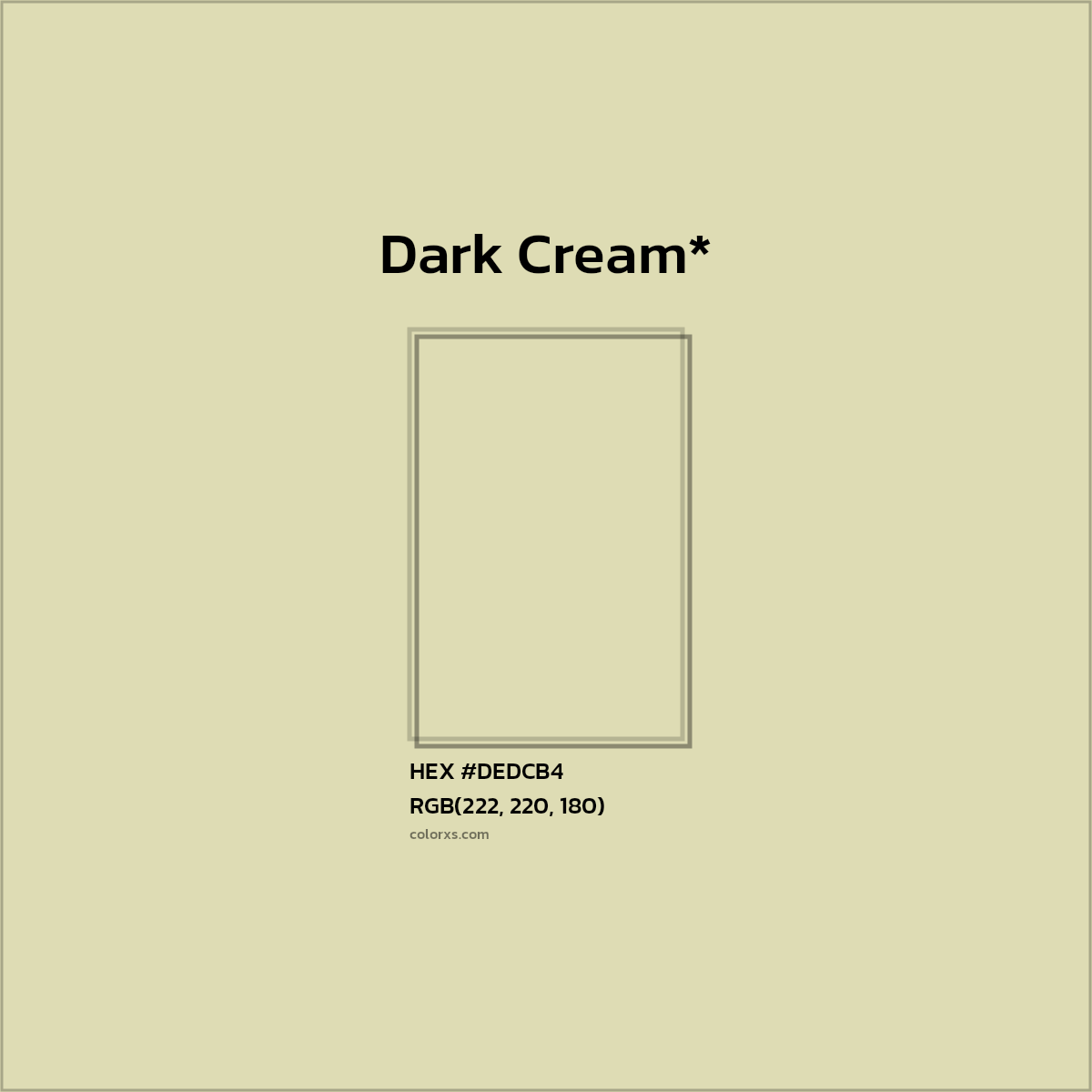 HEX #DEDCB4 Color Name, Color Code, Palettes, Similar Paints, Images