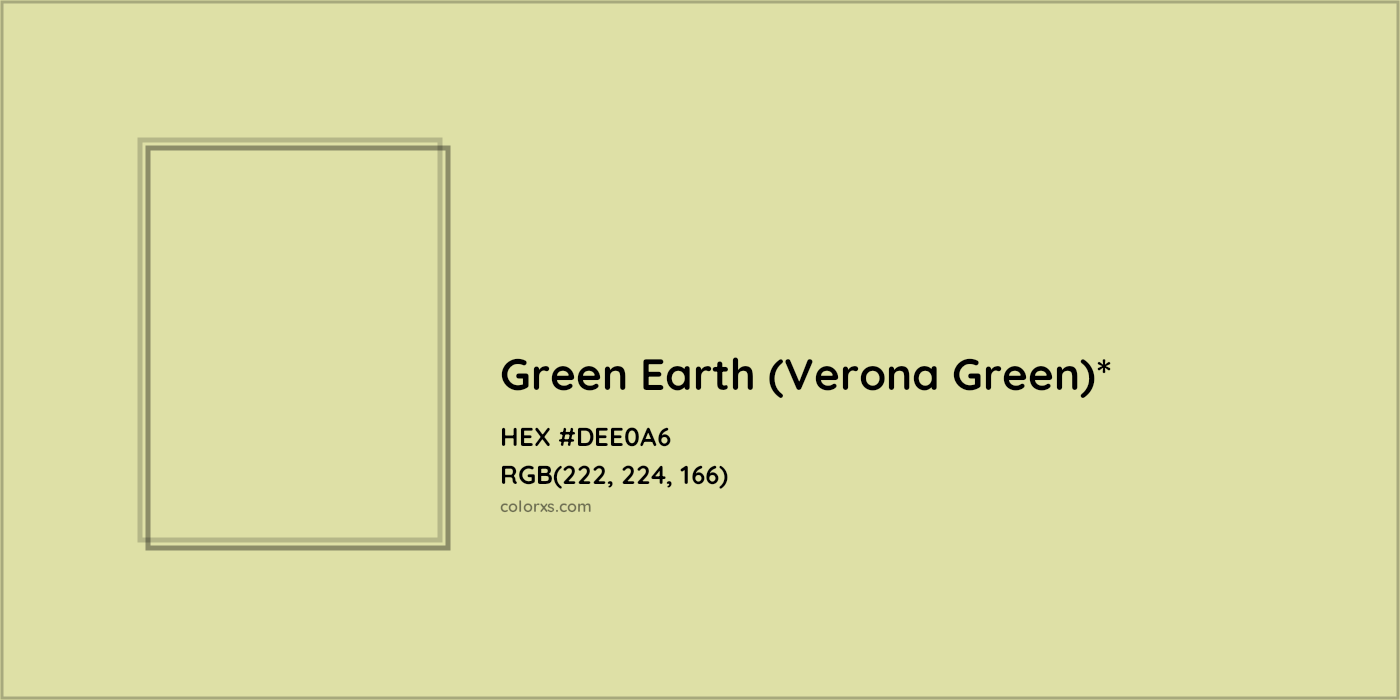 HEX #DEE0A6 Color Name, Color Code, Palettes, Similar Paints, Images