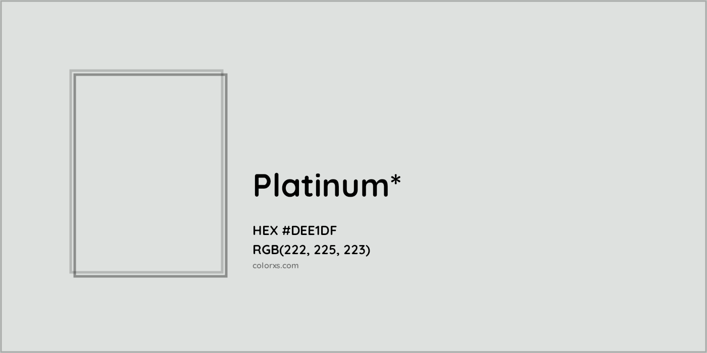 HEX #DEE1DF Color Name, Color Code, Palettes, Similar Paints, Images