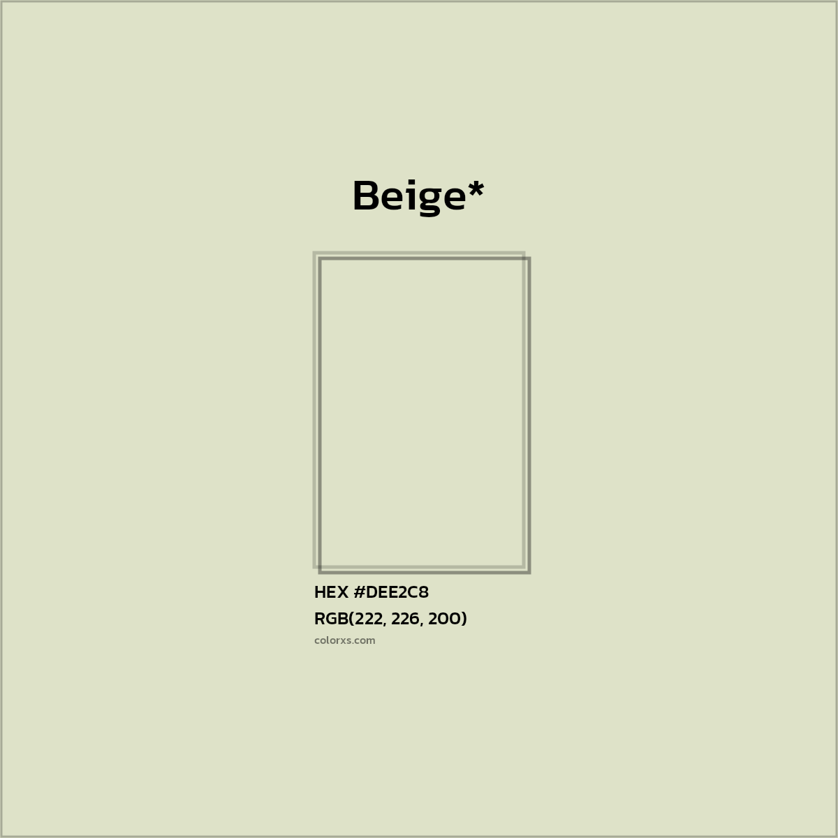 HEX #DEE2C8 Color Name, Color Code, Palettes, Similar Paints, Images