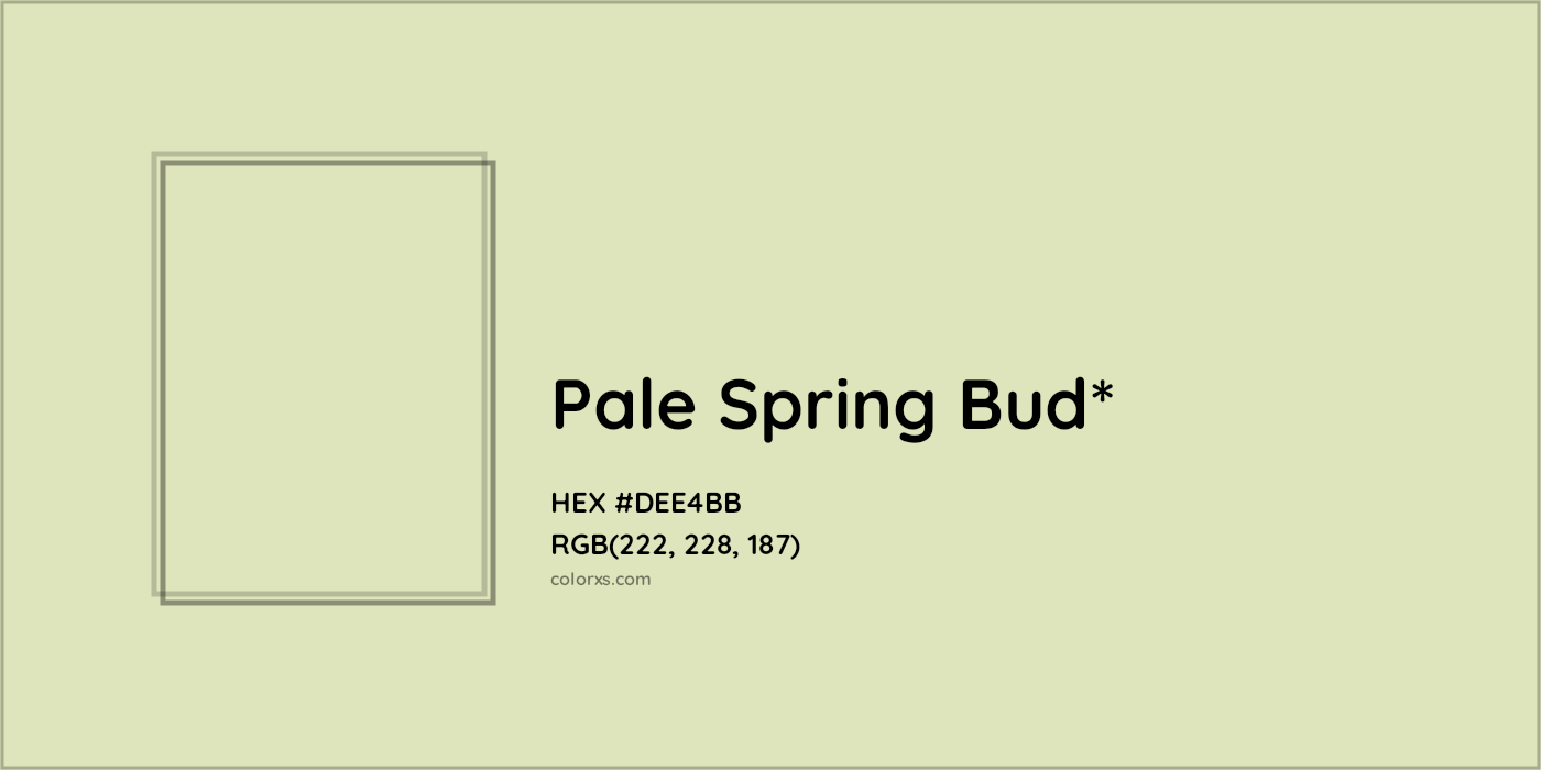 HEX #DEE4BB Color Name, Color Code, Palettes, Similar Paints, Images