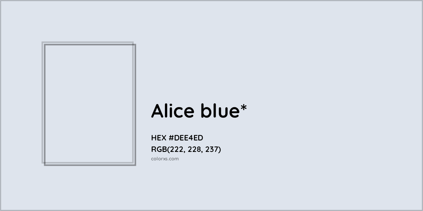 HEX #DEE4ED Color Name, Color Code, Palettes, Similar Paints, Images