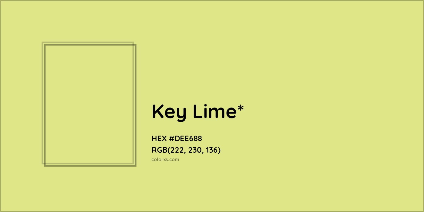 HEX #DEE688 Color Name, Color Code, Palettes, Similar Paints, Images
