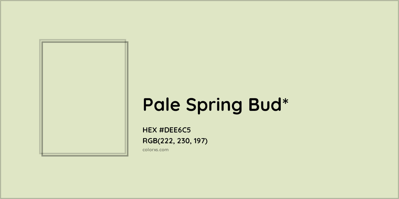 HEX #DEE6C5 Color Name, Color Code, Palettes, Similar Paints, Images