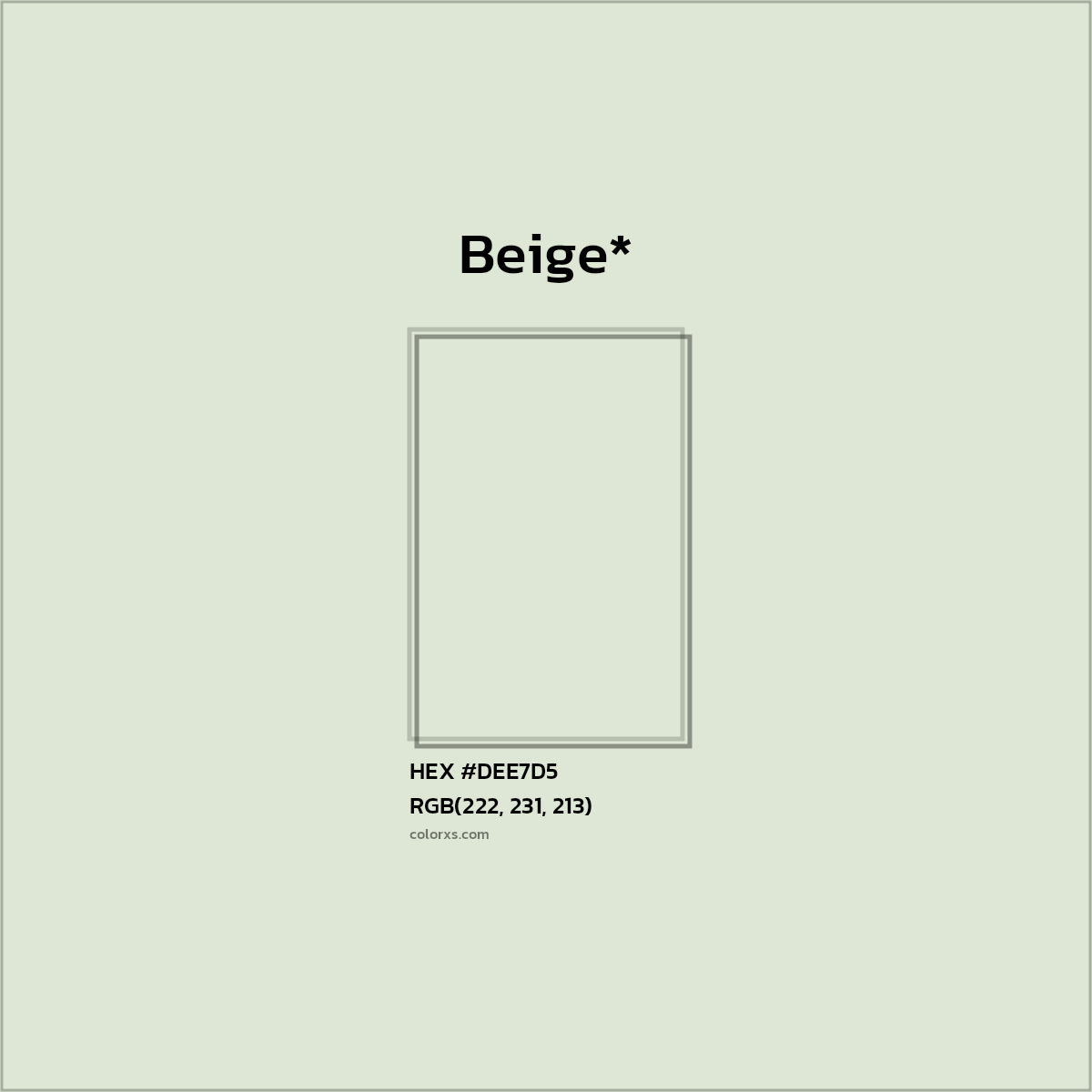 HEX #DEE7D5 Color Name, Color Code, Palettes, Similar Paints, Images