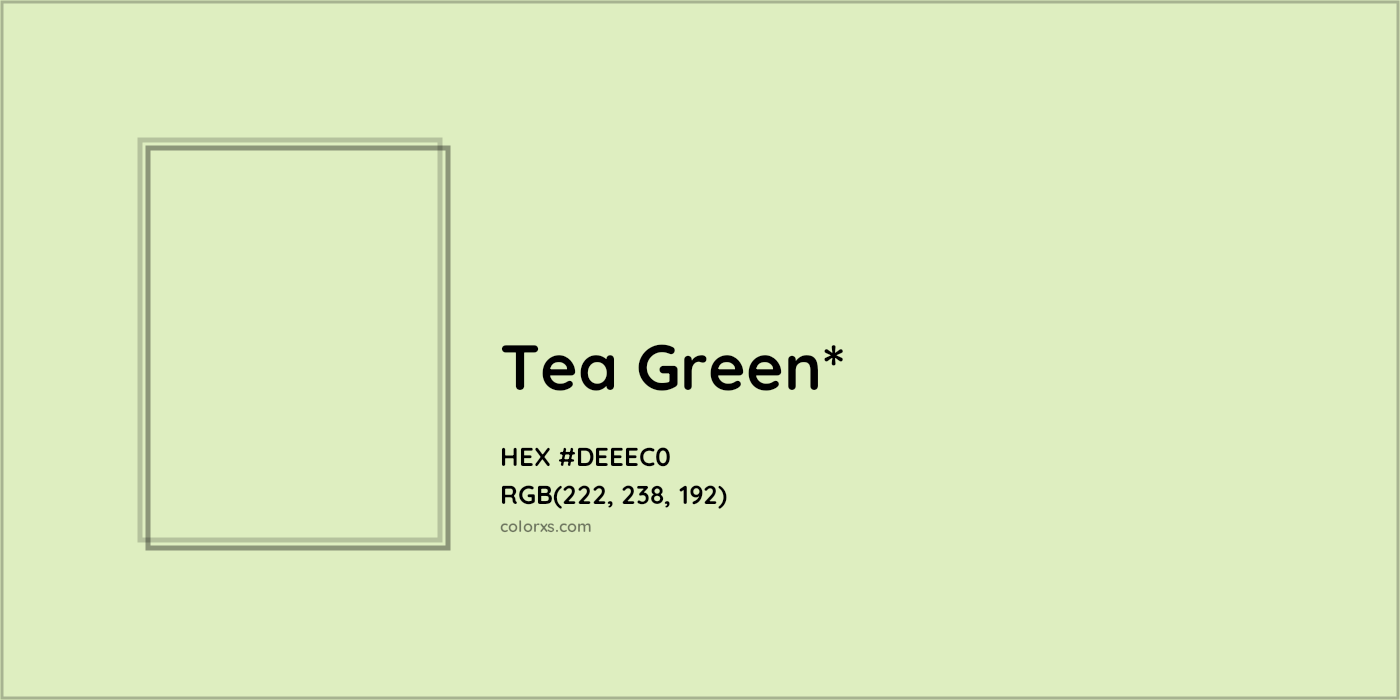 HEX #DEEEC0 Color Name, Color Code, Palettes, Similar Paints, Images
