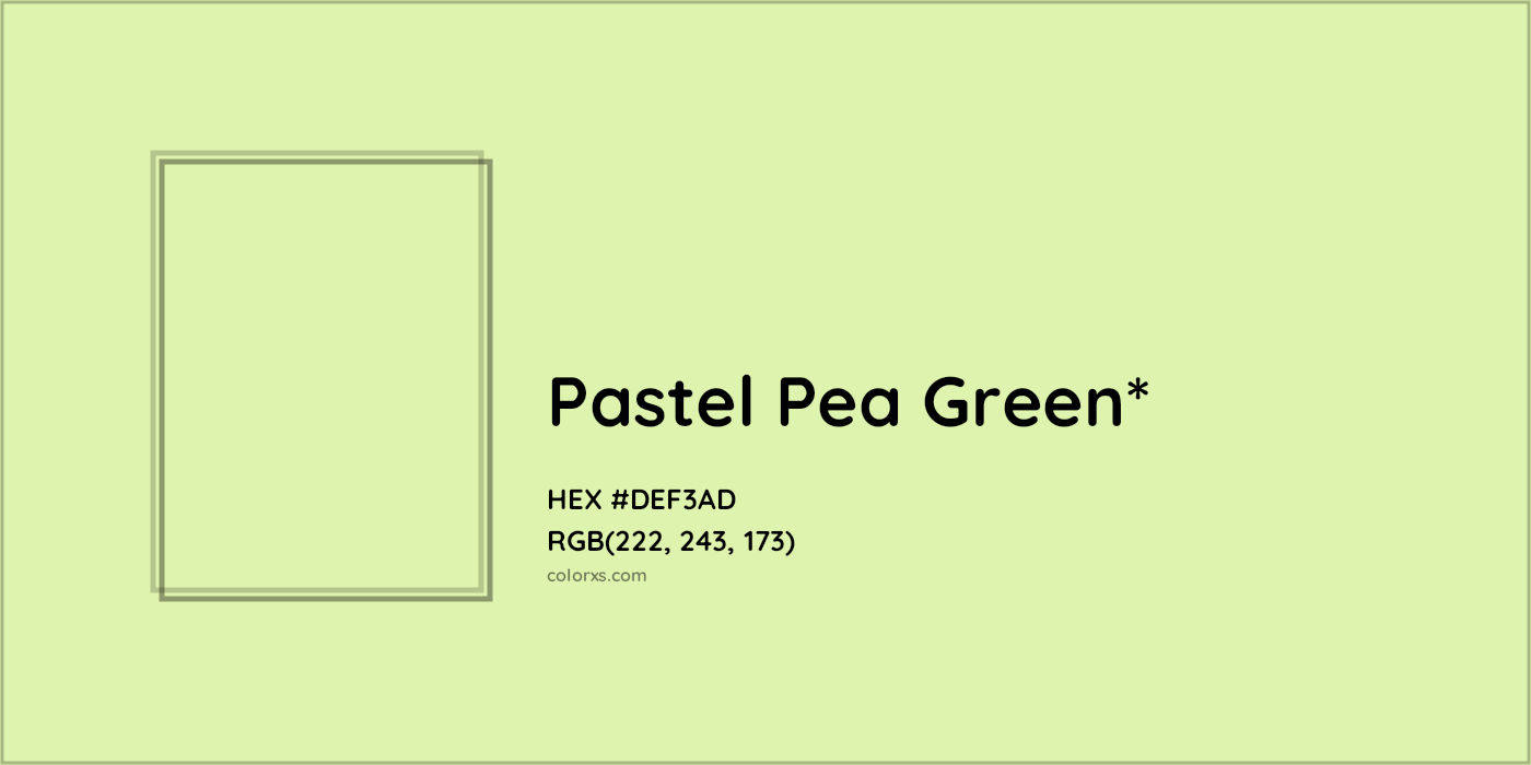HEX #DEF3AD Color Name, Color Code, Palettes, Similar Paints, Images