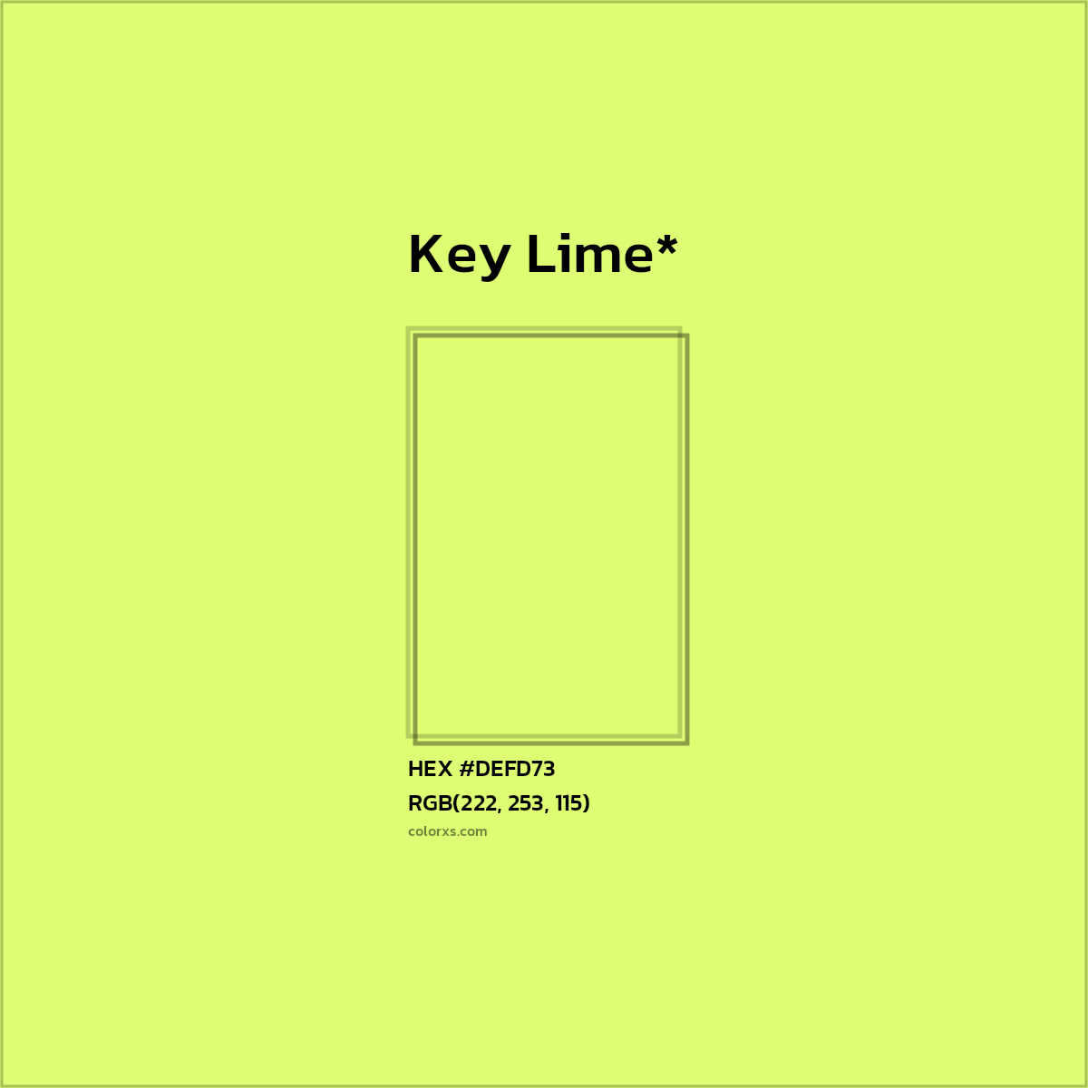 HEX #DEFD73 Color Name, Color Code, Palettes, Similar Paints, Images