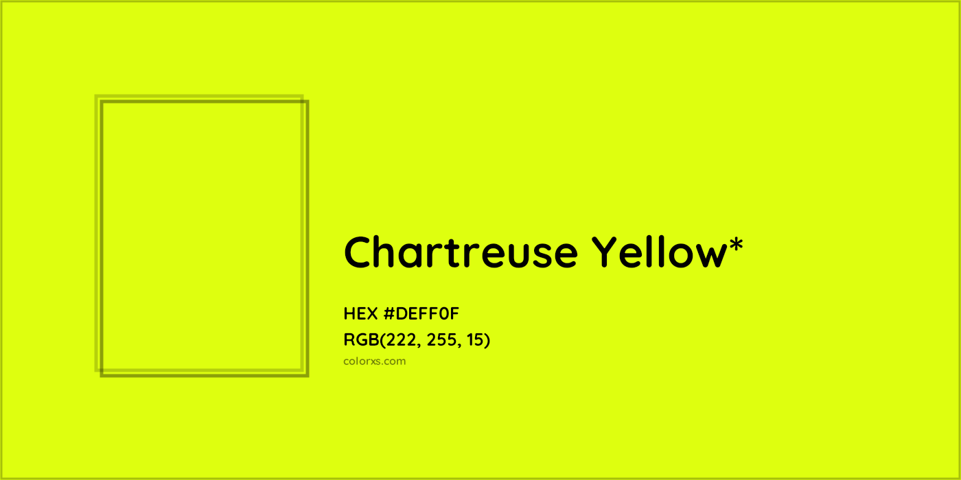 HEX #DEFF0F Color Name, Color Code, Palettes, Similar Paints, Images