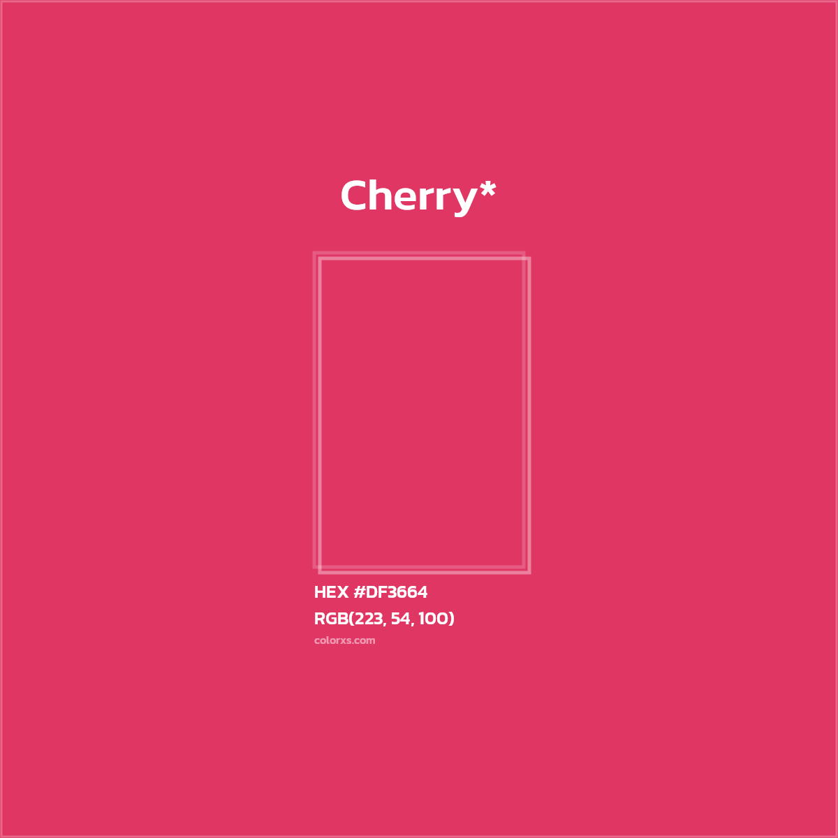 HEX #DF3664 Color Name, Color Code, Palettes, Similar Paints, Images