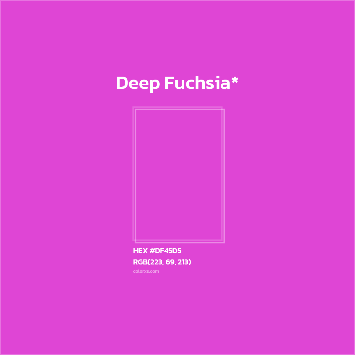HEX #DF45D5 Color Name, Color Code, Palettes, Similar Paints, Images