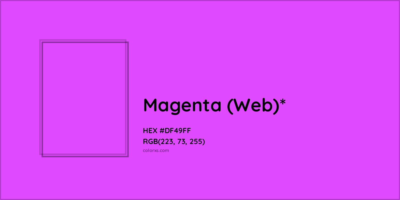 HEX #DF49FF Color Name, Color Code, Palettes, Similar Paints, Images