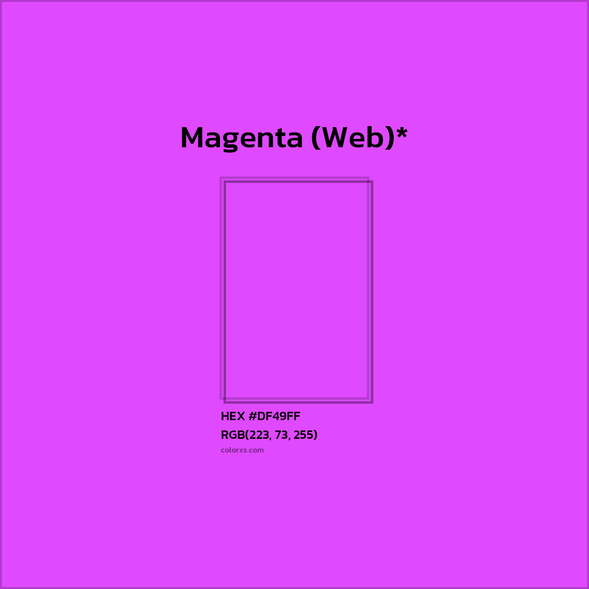 HEX #DF49FF Color Name, Color Code, Palettes, Similar Paints, Images