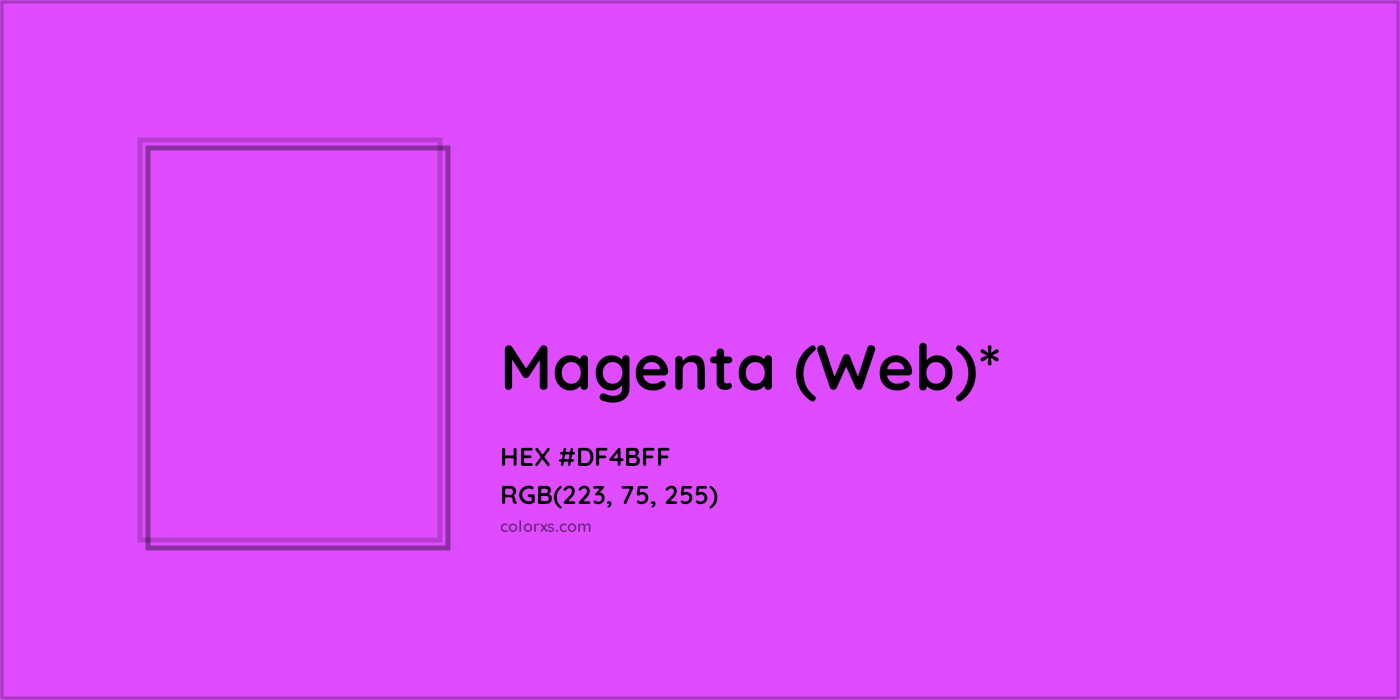 HEX #DF4BFF Color Name, Color Code, Palettes, Similar Paints, Images